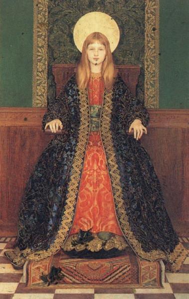 Thomas Cooper Gotch The Child Enthroned oil painting image